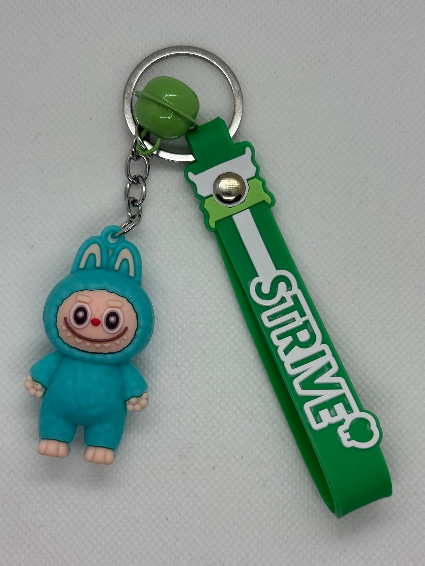 Labubu keychain with bell