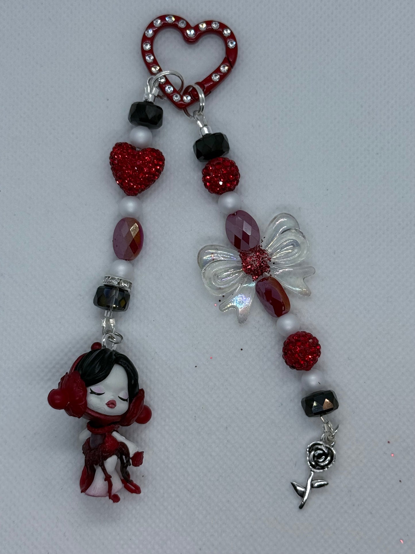 Skullpanda Red Keychain