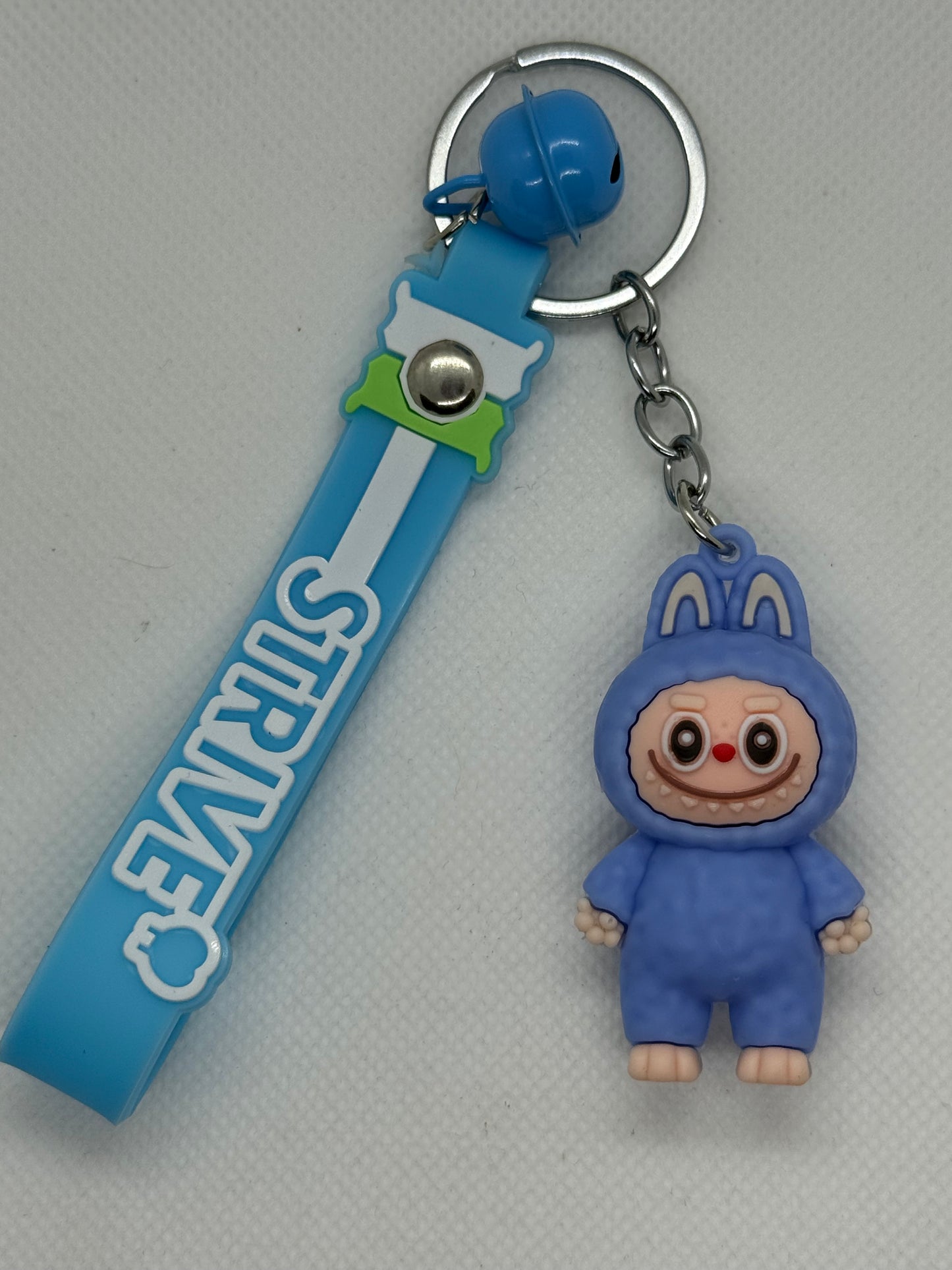 Labubu keychain with bell