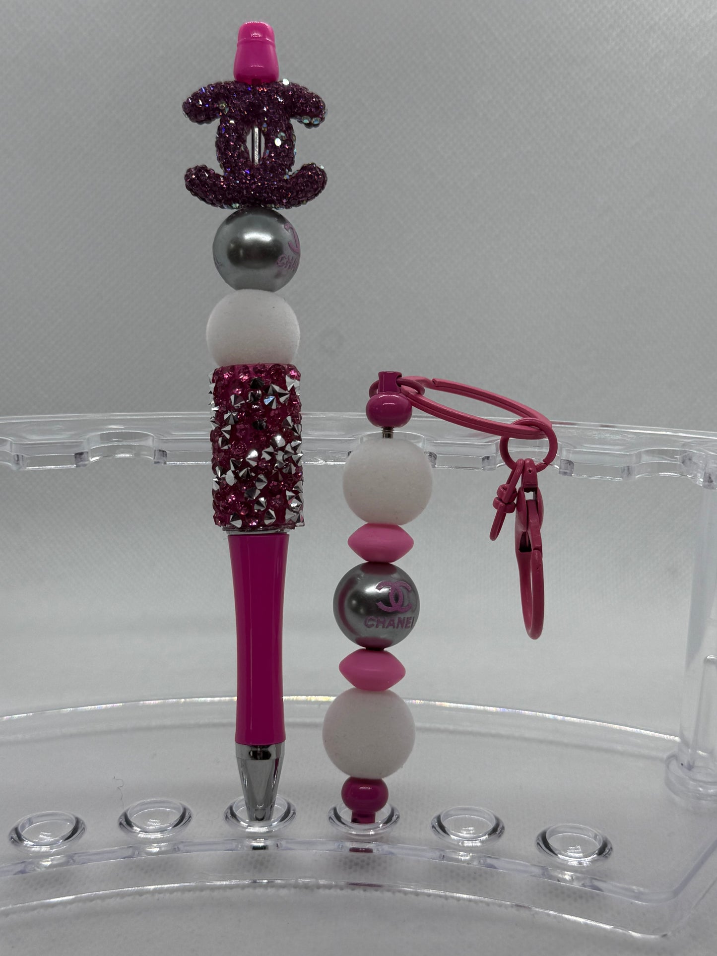 Pen and keychain set