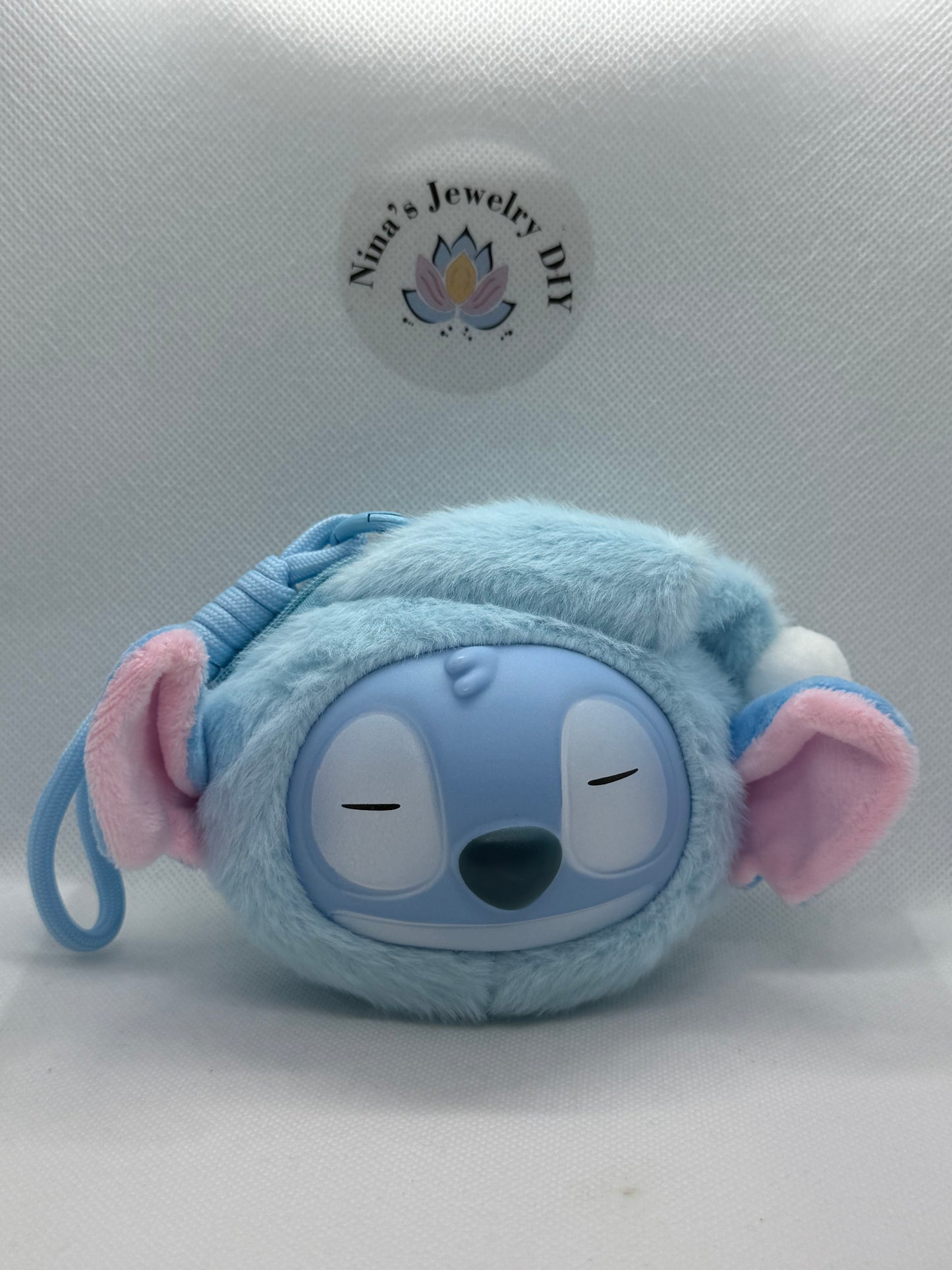 Stitch coin keychain bag