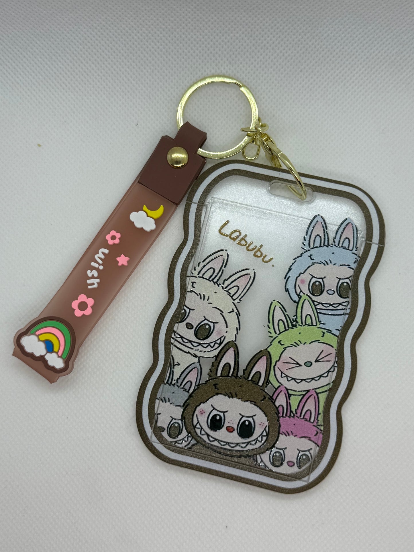 Labubu ID keychain style 1