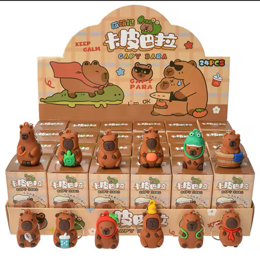Capybara blind box keychain