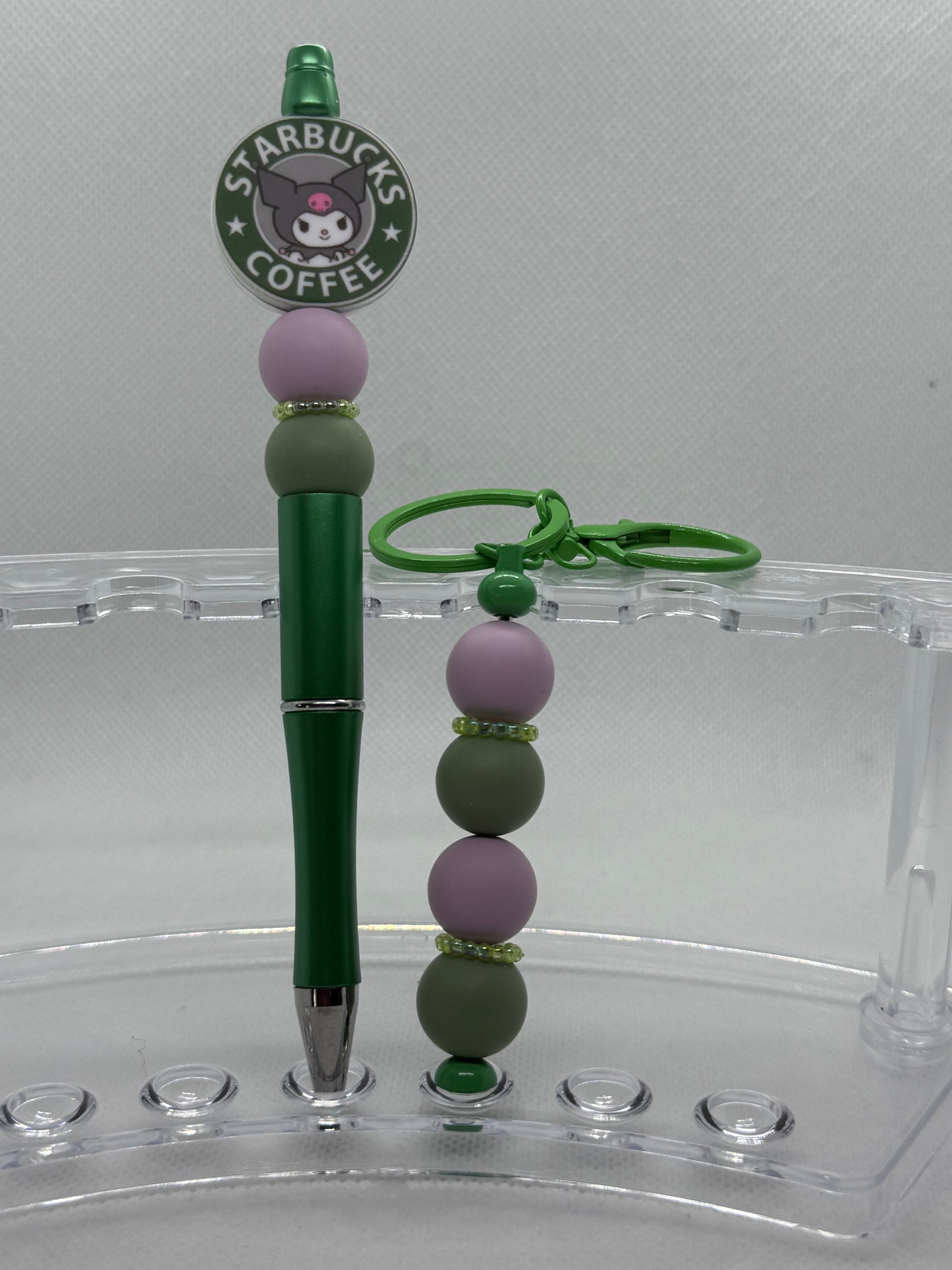 Pen and keychain set
