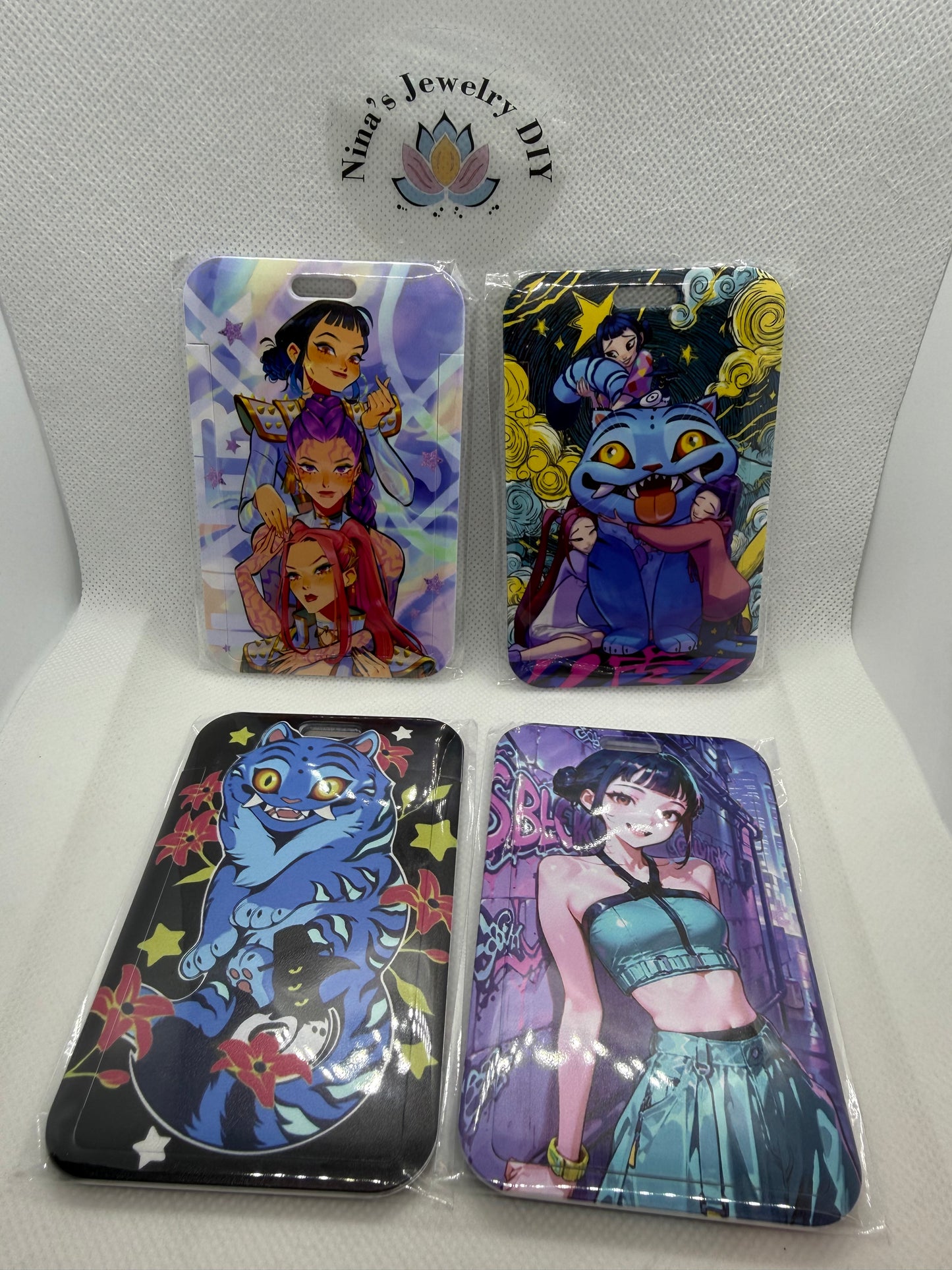 K-pop ID holder lanyard