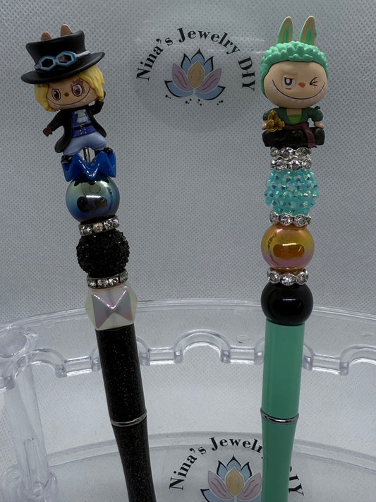 Labubu figurines pens