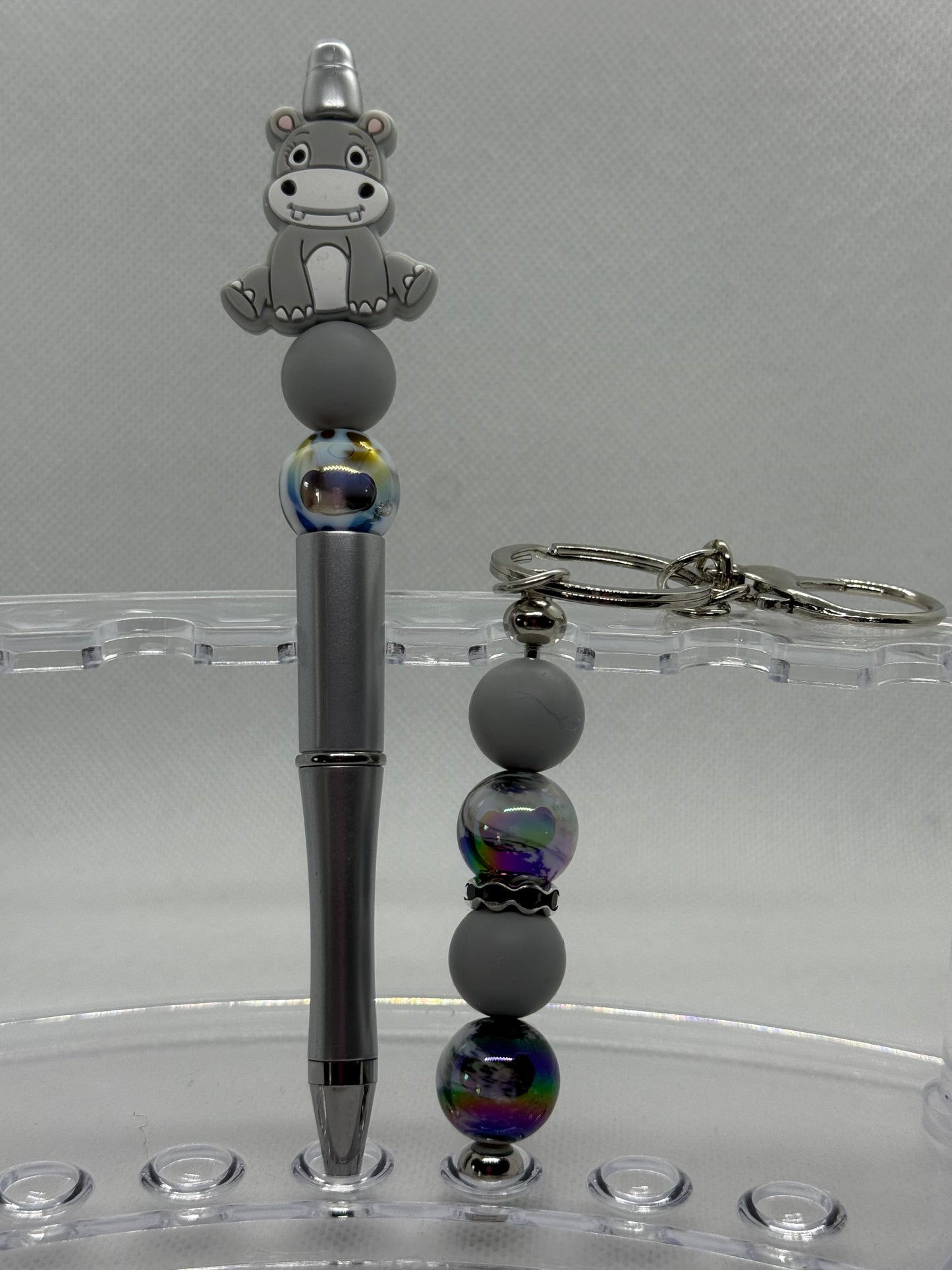 Pen and keychain set