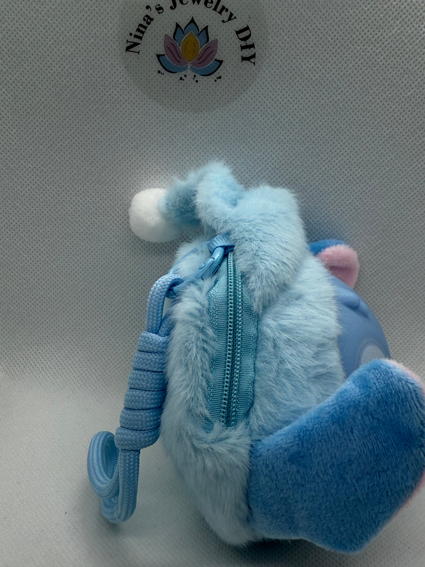 Stitch coin keychain bag