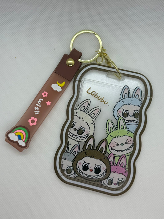Labubu ID keychain style 1