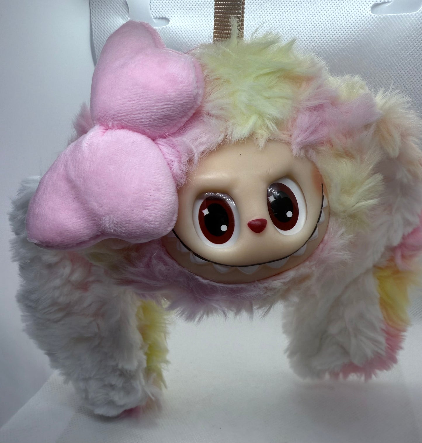 Labubu coin long ears keychain