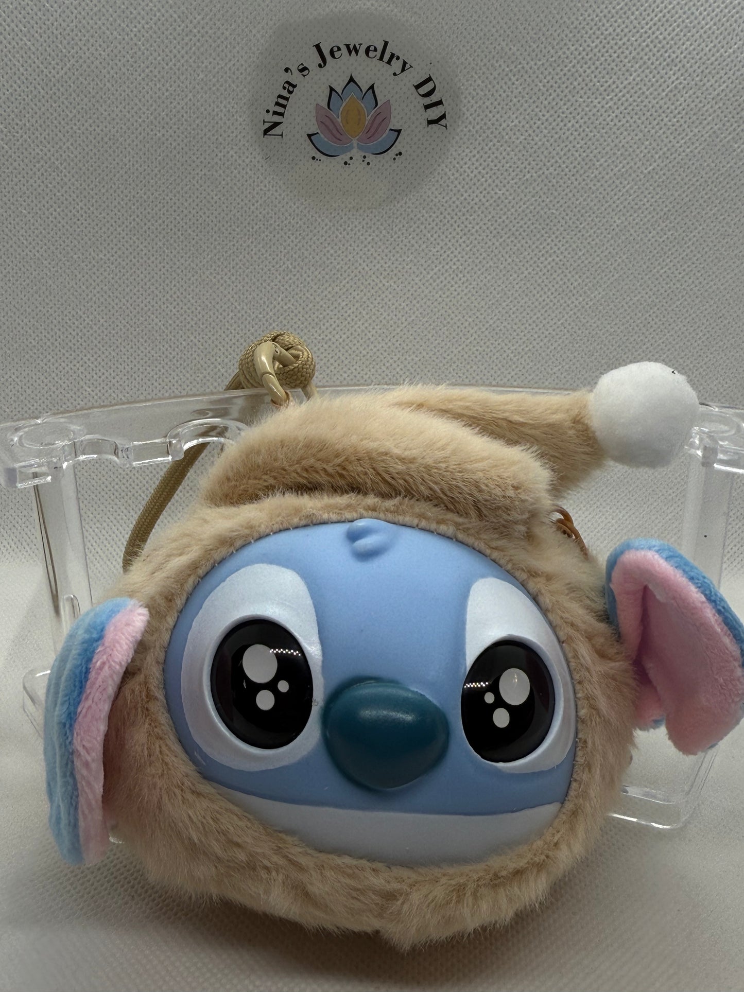 Stitch coin keychain bag